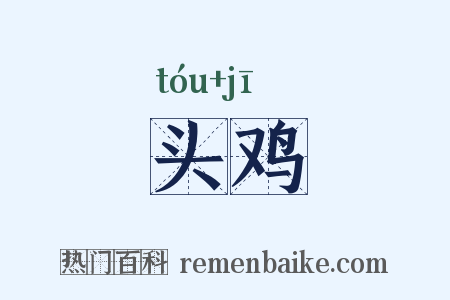 头鸡是什么意思的图片